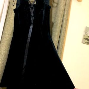 Knee length backless (strapped) dress